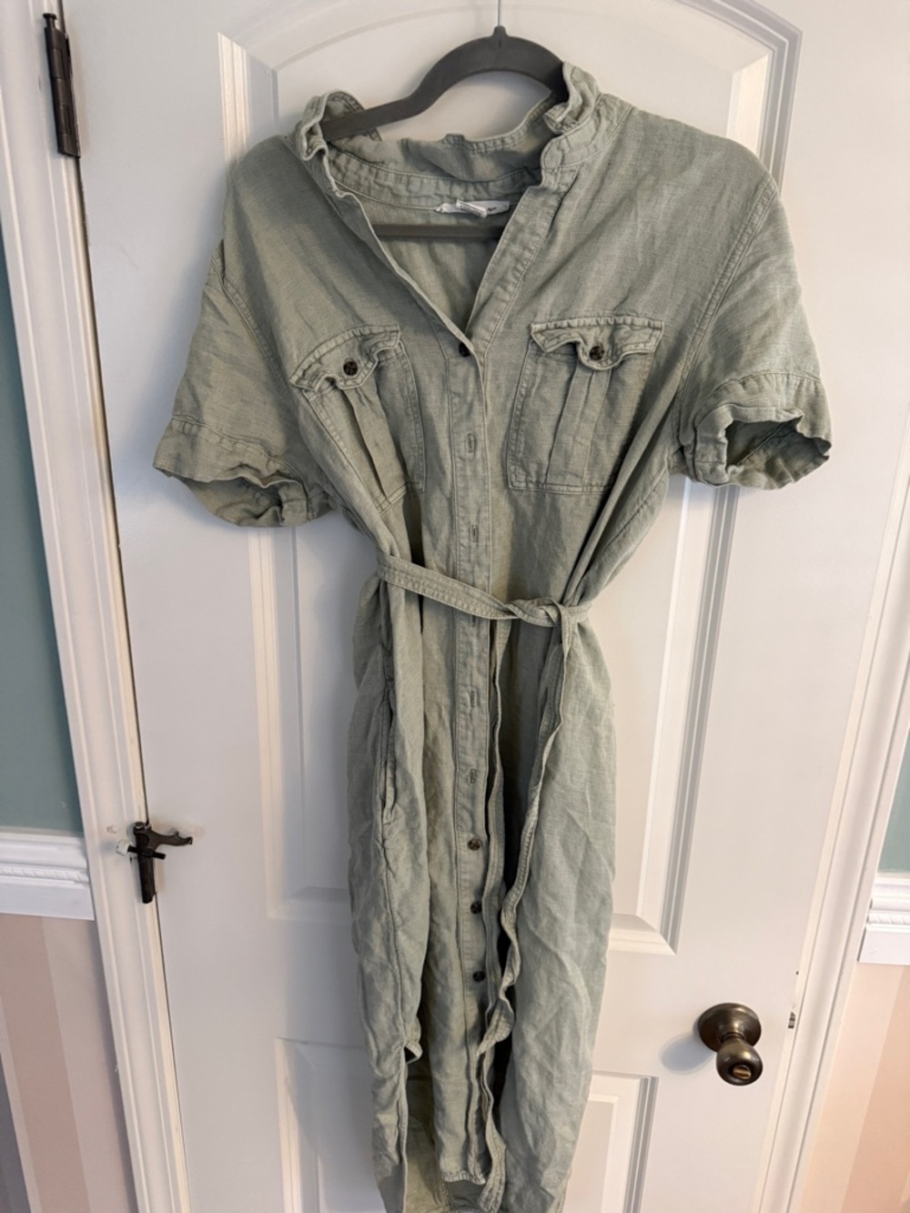 Lucky Brand Light Sage Pullover Top